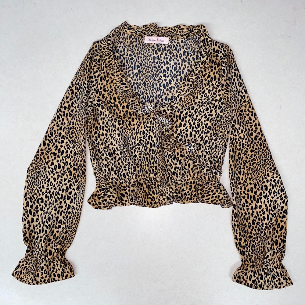Cheetah Print Crop Top